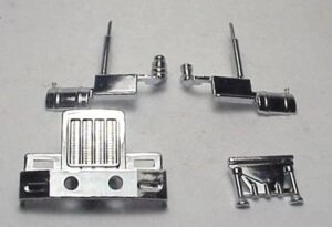 Peterbilt Semi Truck Non Lighted Grill, Pipes Roof Light & Horn - $22.00